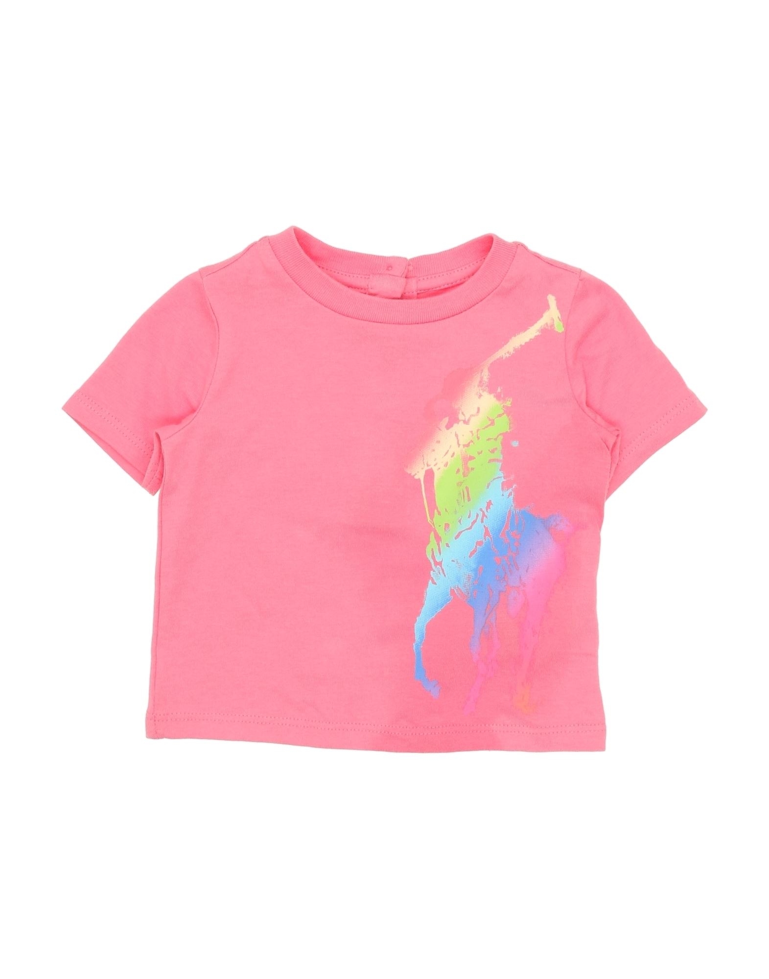 Ralph Lauren Kids' T-shirts In Pink