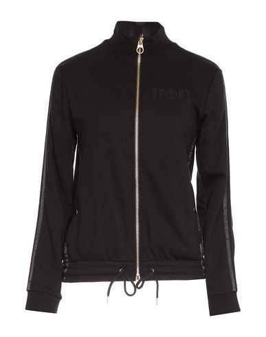Bikkembergs Woman Sweatshirt Black Size Xl Polyester, Cotton