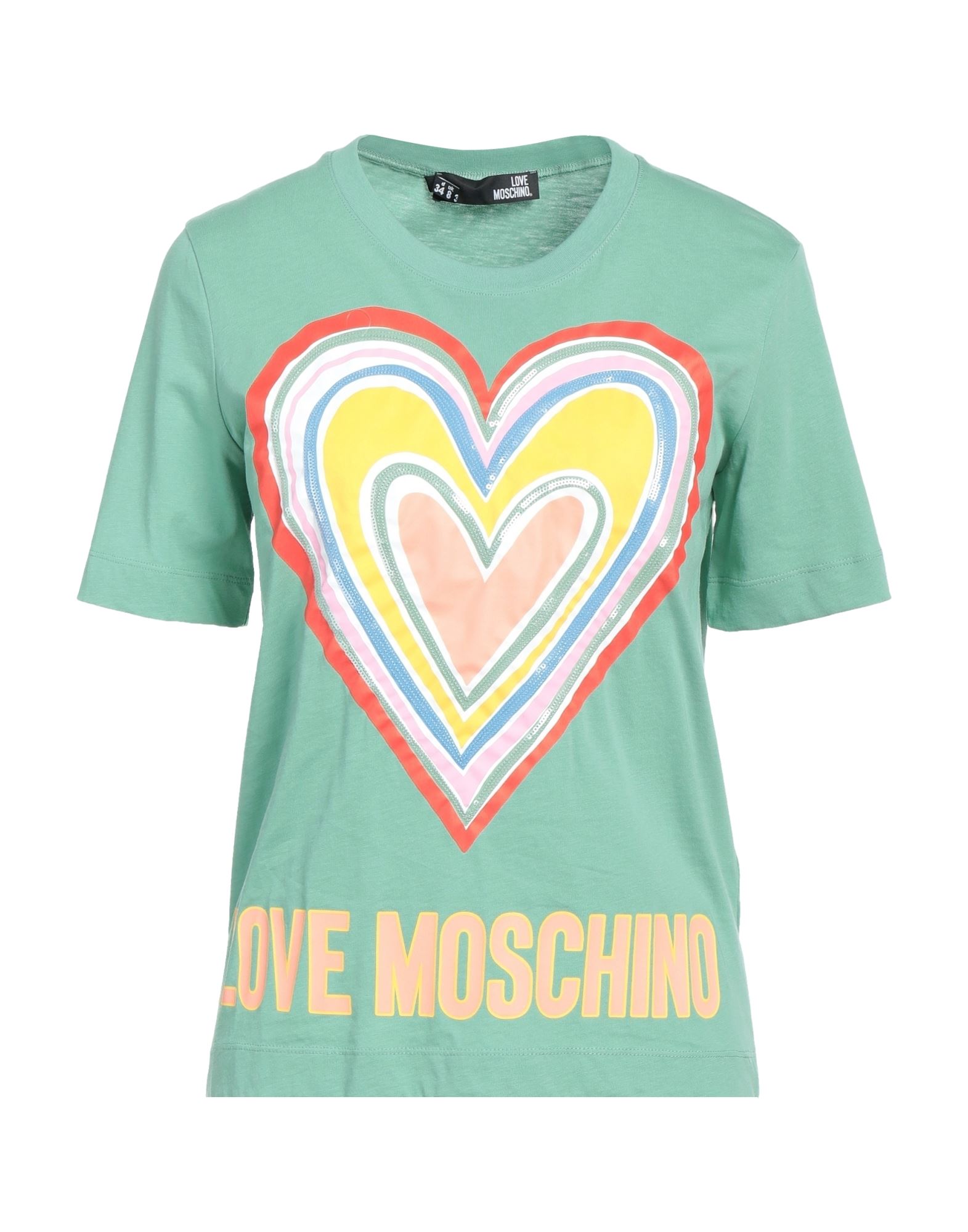 Love Moschino T-shirts In Green