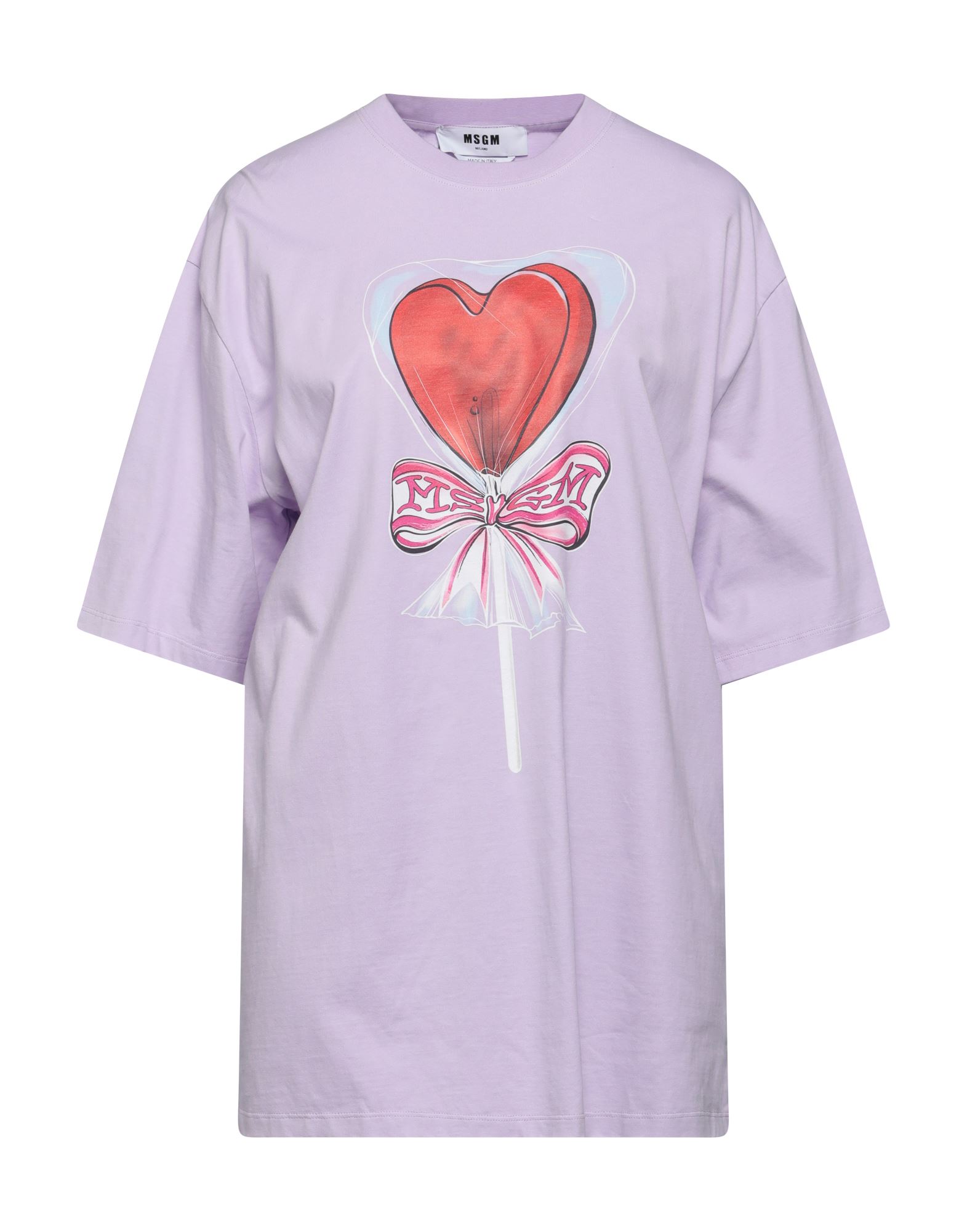 Msgm T-shirts In Purple