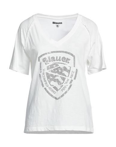 Blauer Woman T-shirt Off White Size S Cotton