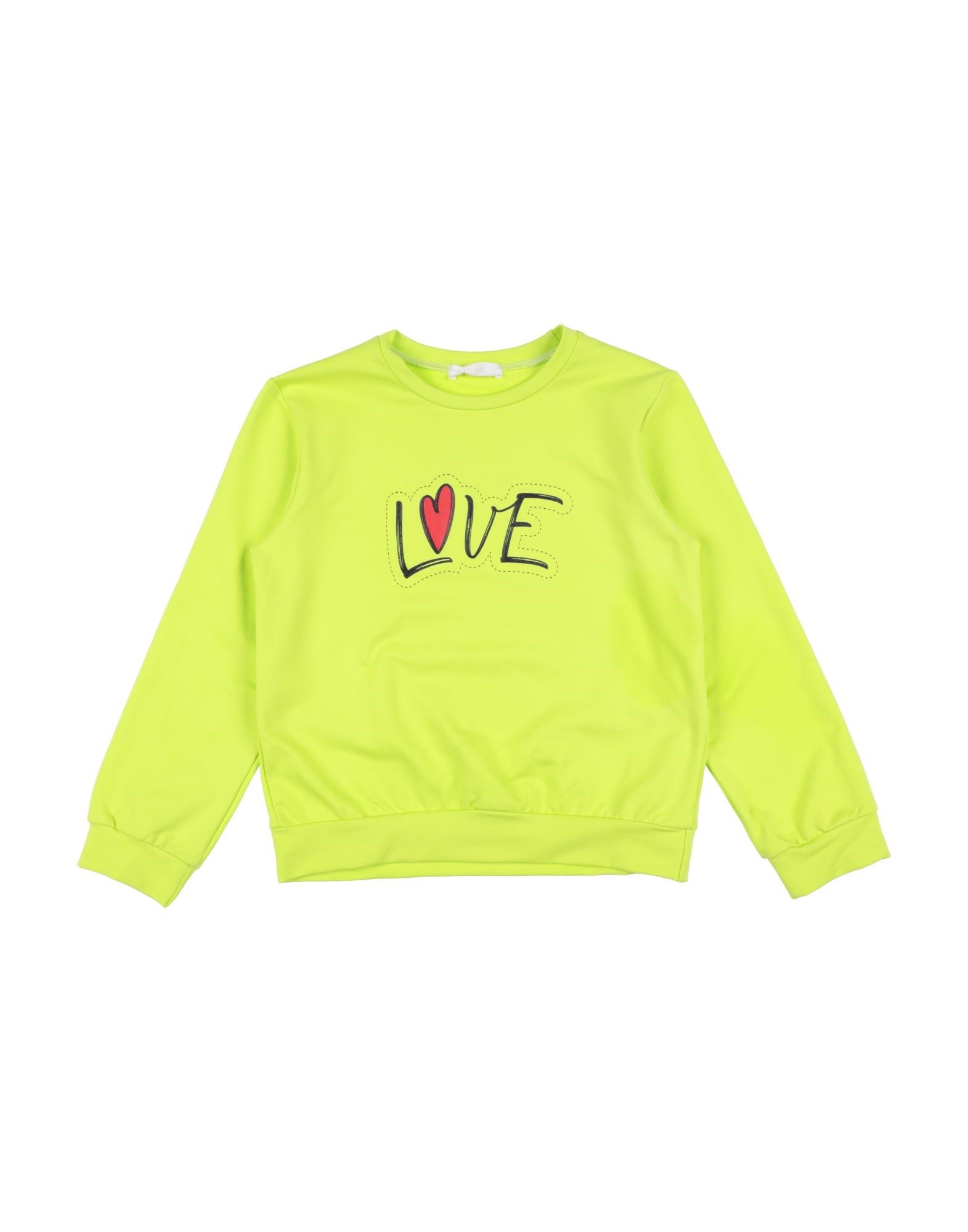 Alviero Martini 1a Classe Kids' Sweatshirts In Acid Green