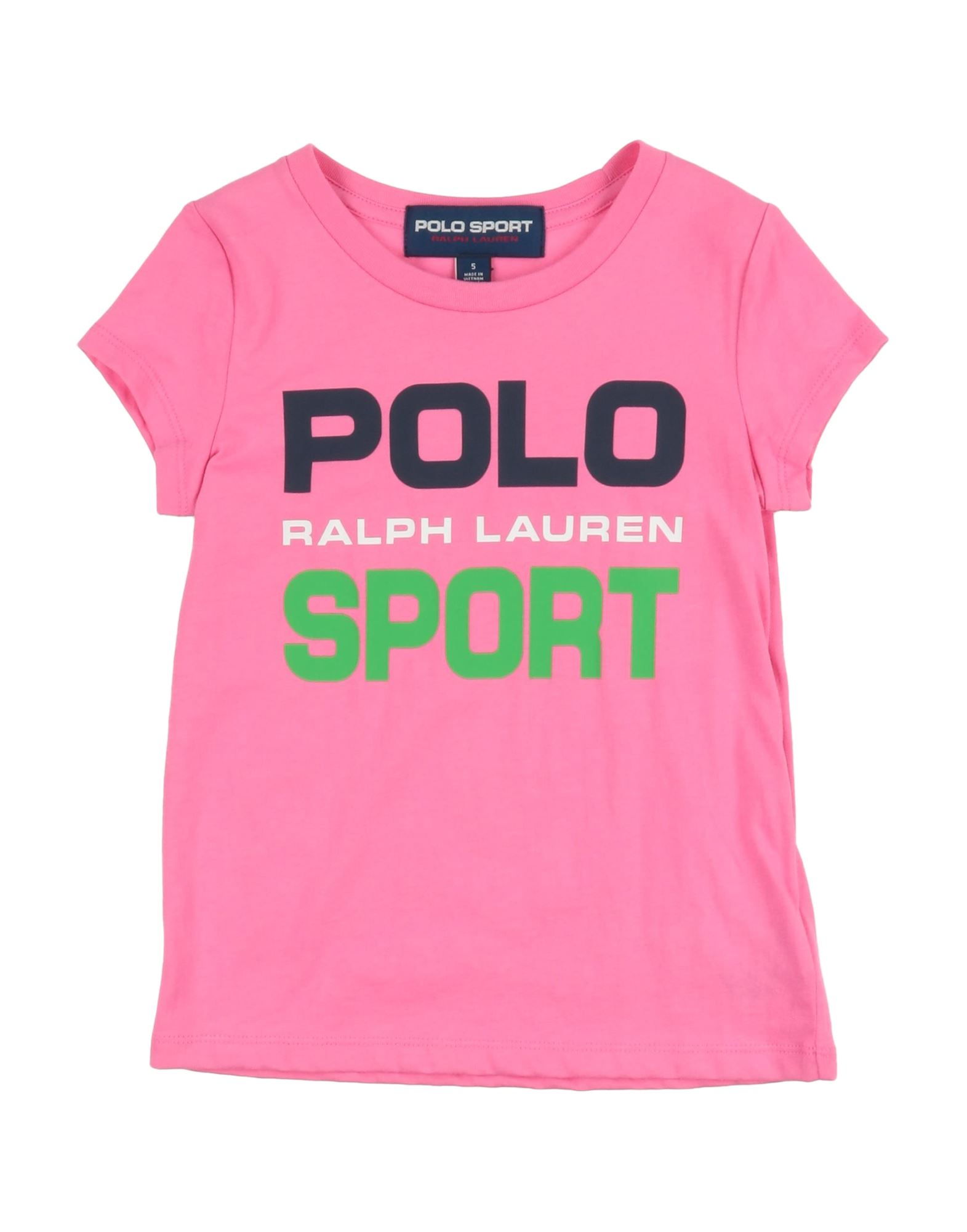 Ralph Lauren Kids' Polo  Toddler Girl T-shirt Pink Size 5 Cotton