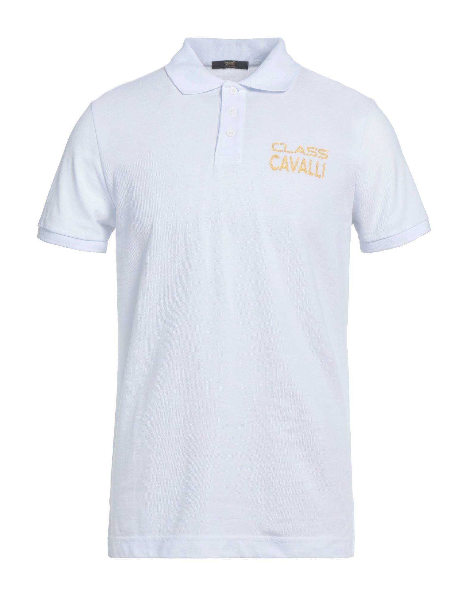 Cavalli Class Polo Shirts In White
