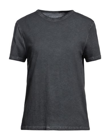 Majestic Filatures Woman T-shirt Lead Size 2 Cotton In Grey