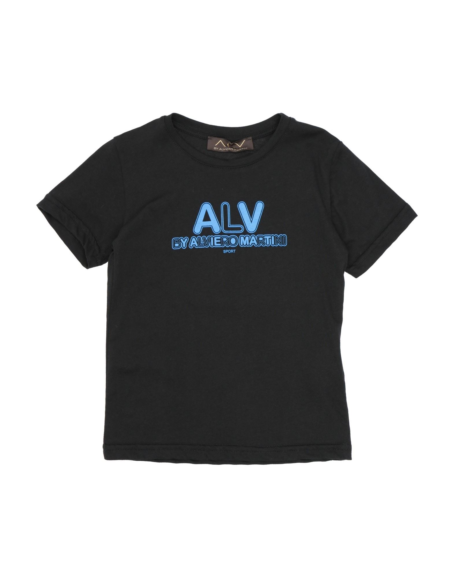 Alv By Alviero Martini Kids' T-shirts In Black