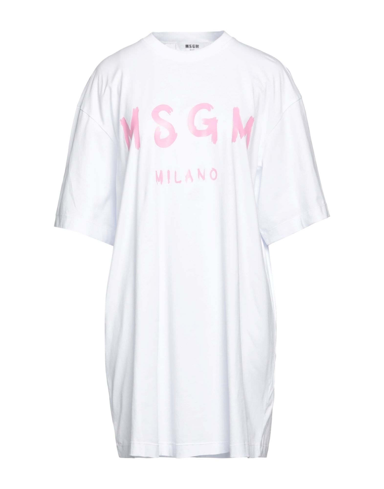 Msgm Short Dresses In White