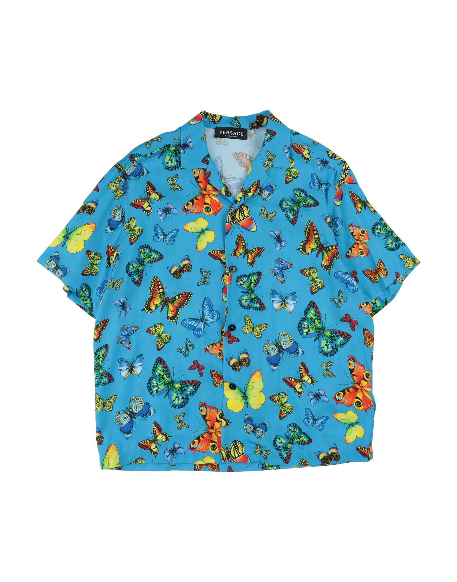 Versace Young Kids' Shirts In Blue