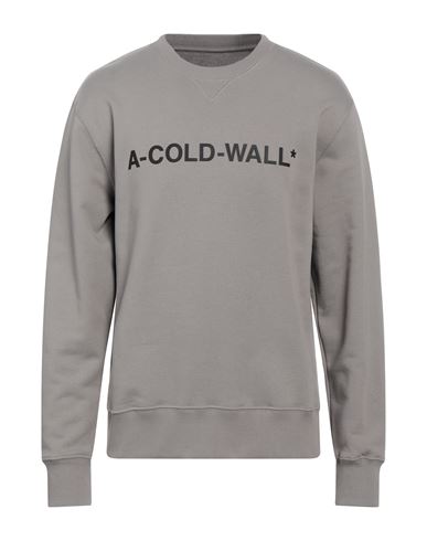 Shop A-cold-wall* Man Sweatshirt Grey Size S Cotton, Elastane