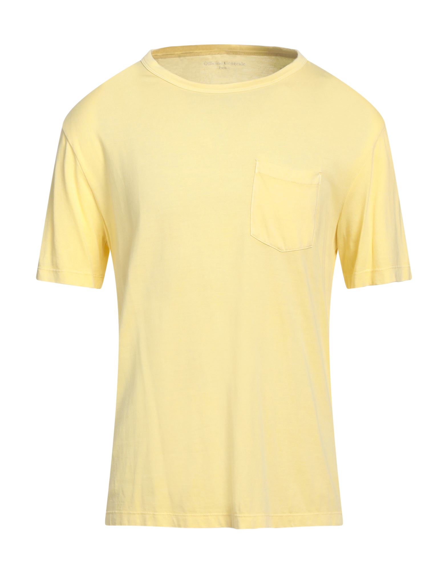 Officine Generale T-shirts In Yellow