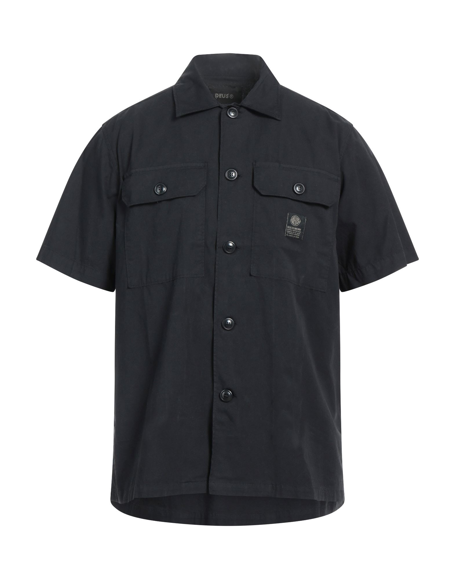 Shop Deus Ex Machina Man Shirt Black Size S Cotton, Elastane