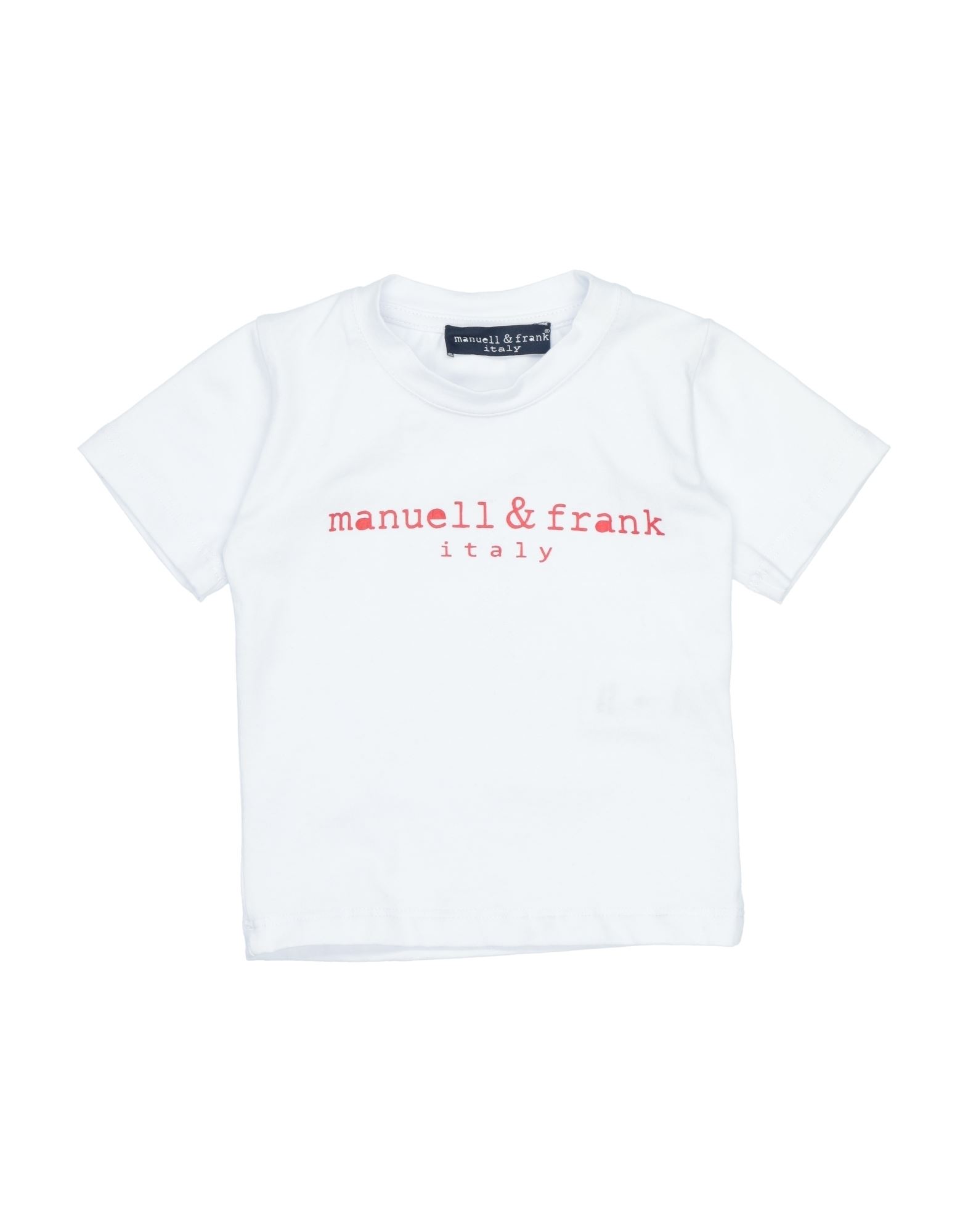 Manuell & Frank Kids' T-shirts In White