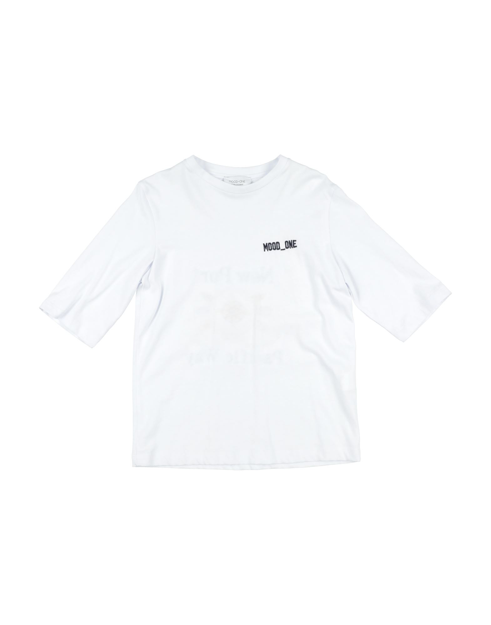 Mood One Kids' T-shirts In White