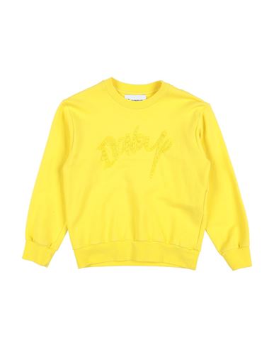 Dondup Babies'  Toddler Girl Sweatshirt Yellow Size 4 Cotton, Elastane