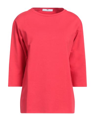 Mr Massimo Rebecchi Woman Sweatshirt Red Size M/l Cotton, Elastane