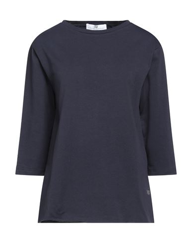 Mr Massimo Rebecchi Woman Sweatshirt Navy Blue Size S/m Cotton, Elastane
