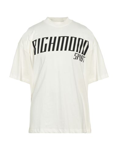 Richmond Man T-shirt Off White Size M Cotton