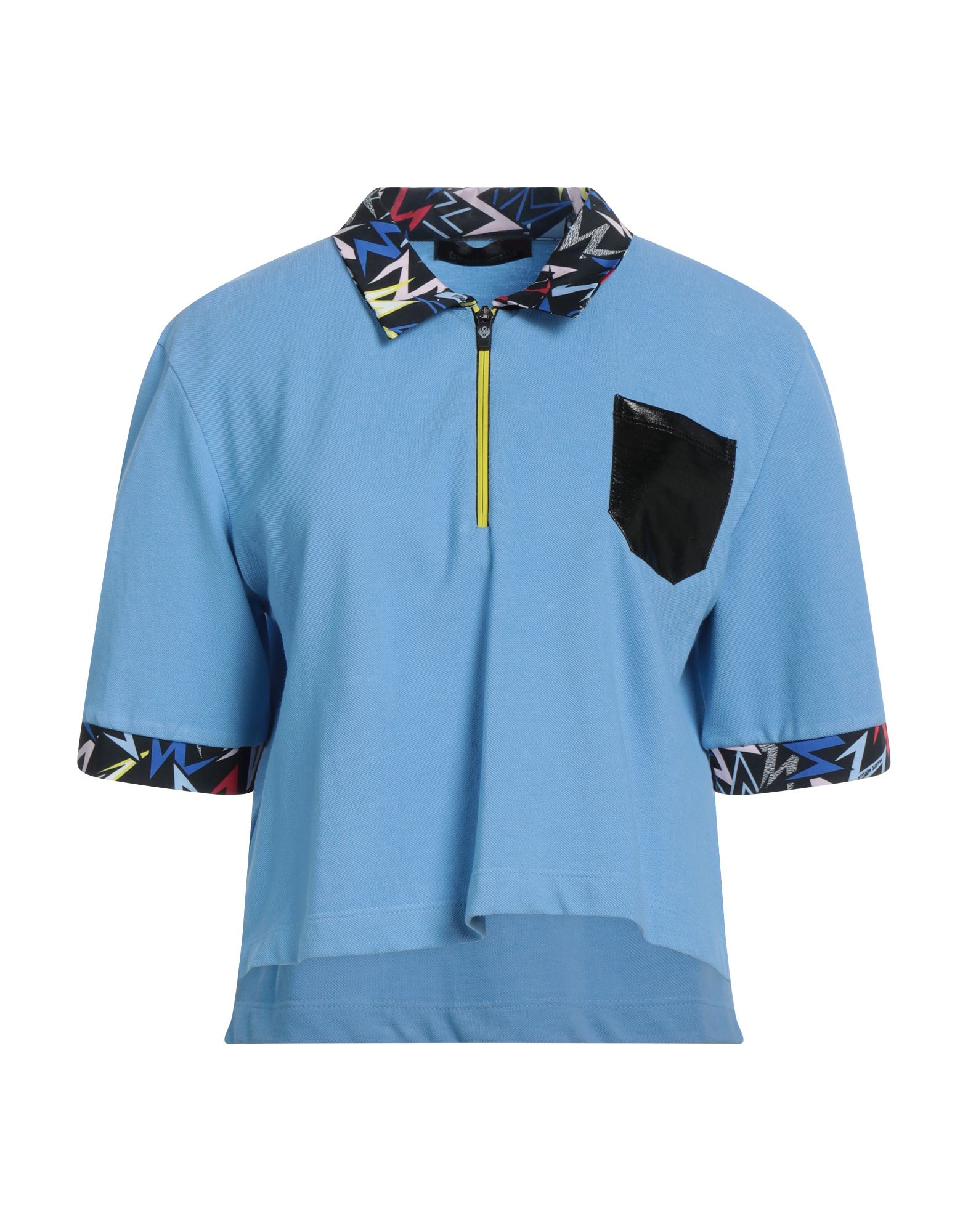 Frankie Morello Polo Shirts In Azure
