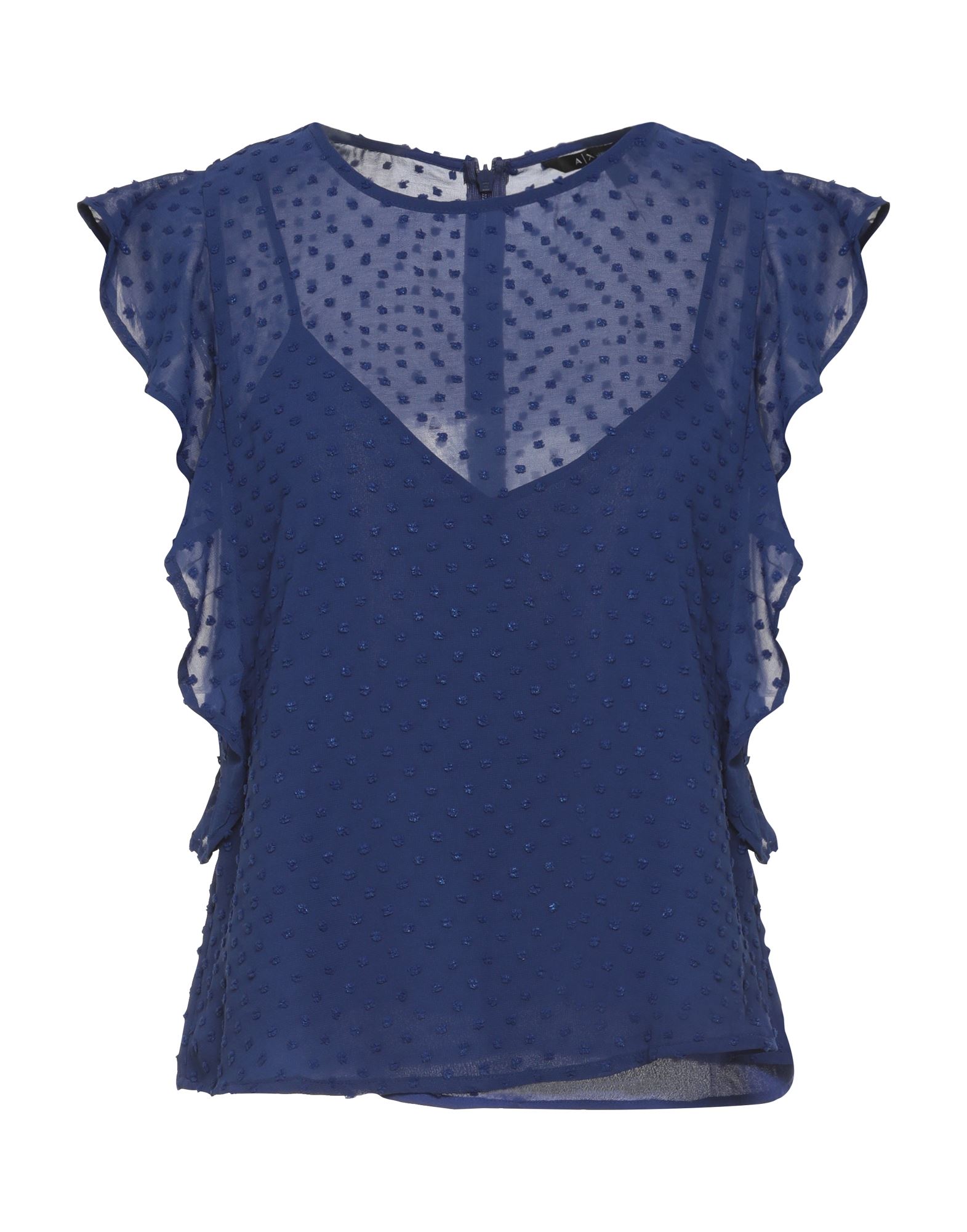Armani Exchange Blouses In Blue