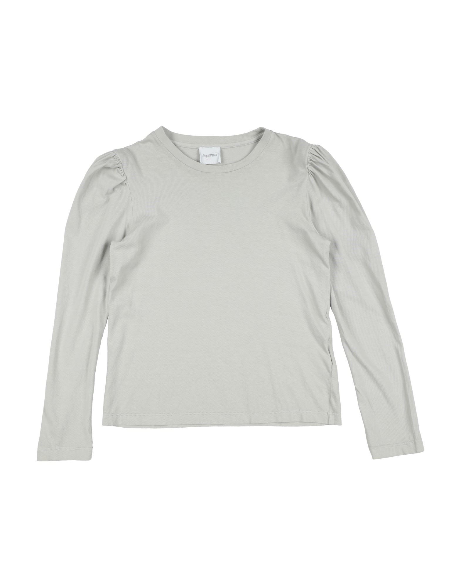 Le Petit Coco Kids' T-shirts In Sage Green