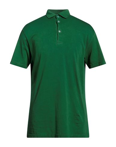 Mp Massimo Piombo Man Polo Shirt Green Size Xxl Cotton
