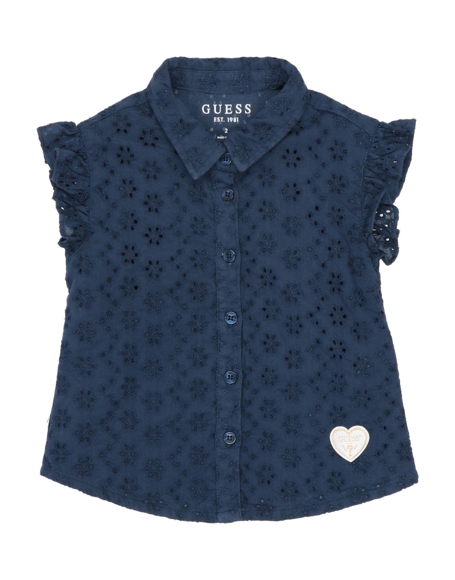 Guess Kids'  Shirts In Blue