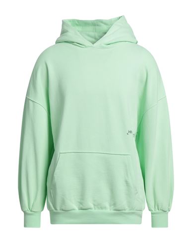Hinnominate Man Sweatshirt Light Green Size M Cotton
