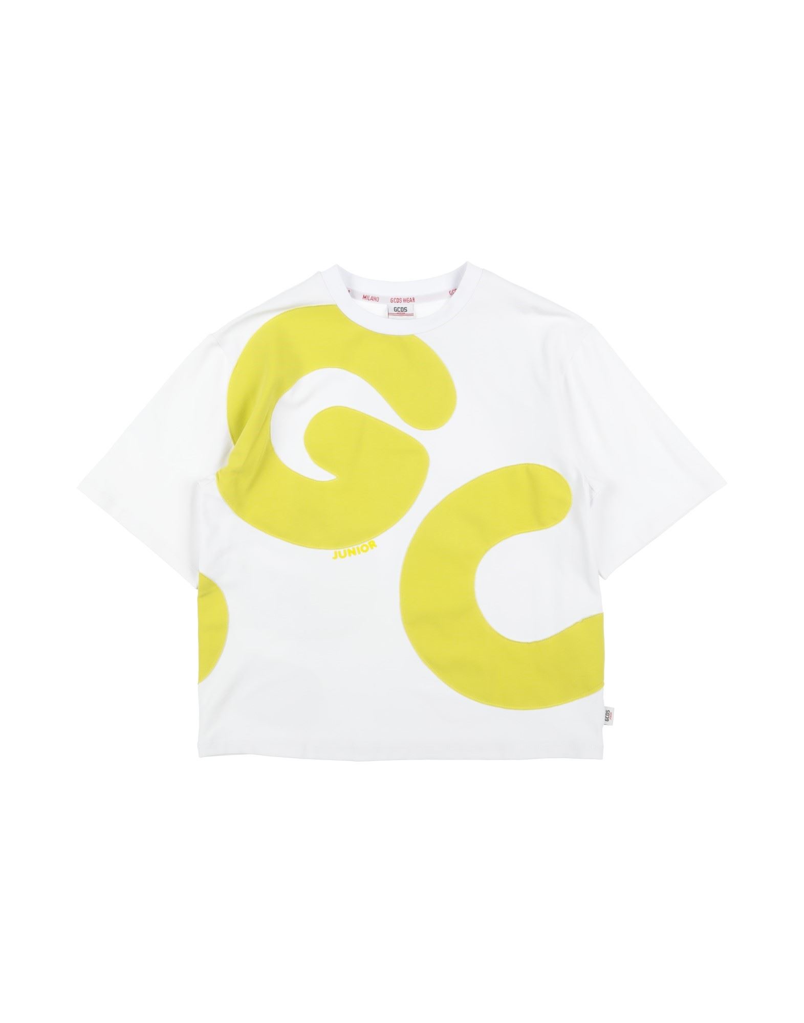 Gcds Mini Kids'  T-shirts In White
