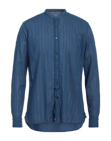 Tintoria Mattei 954 Man Shirt Blue Size 15 ¾ Cotton