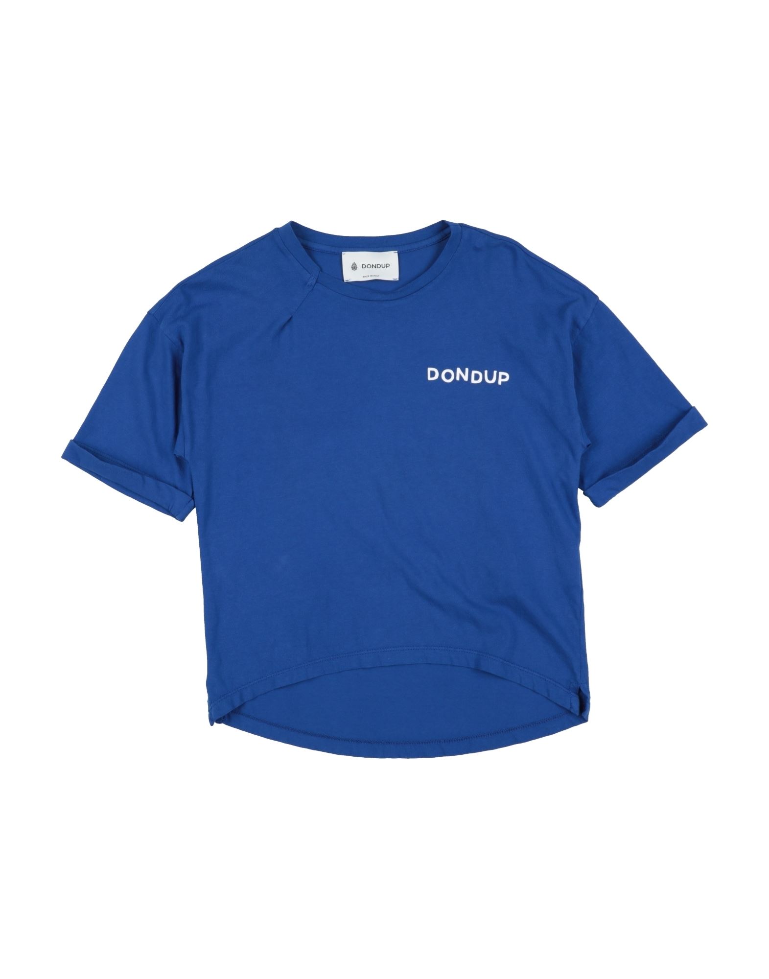 Shop Dondup Toddler Boy T-shirt Bright Blue Size 4 Cotton