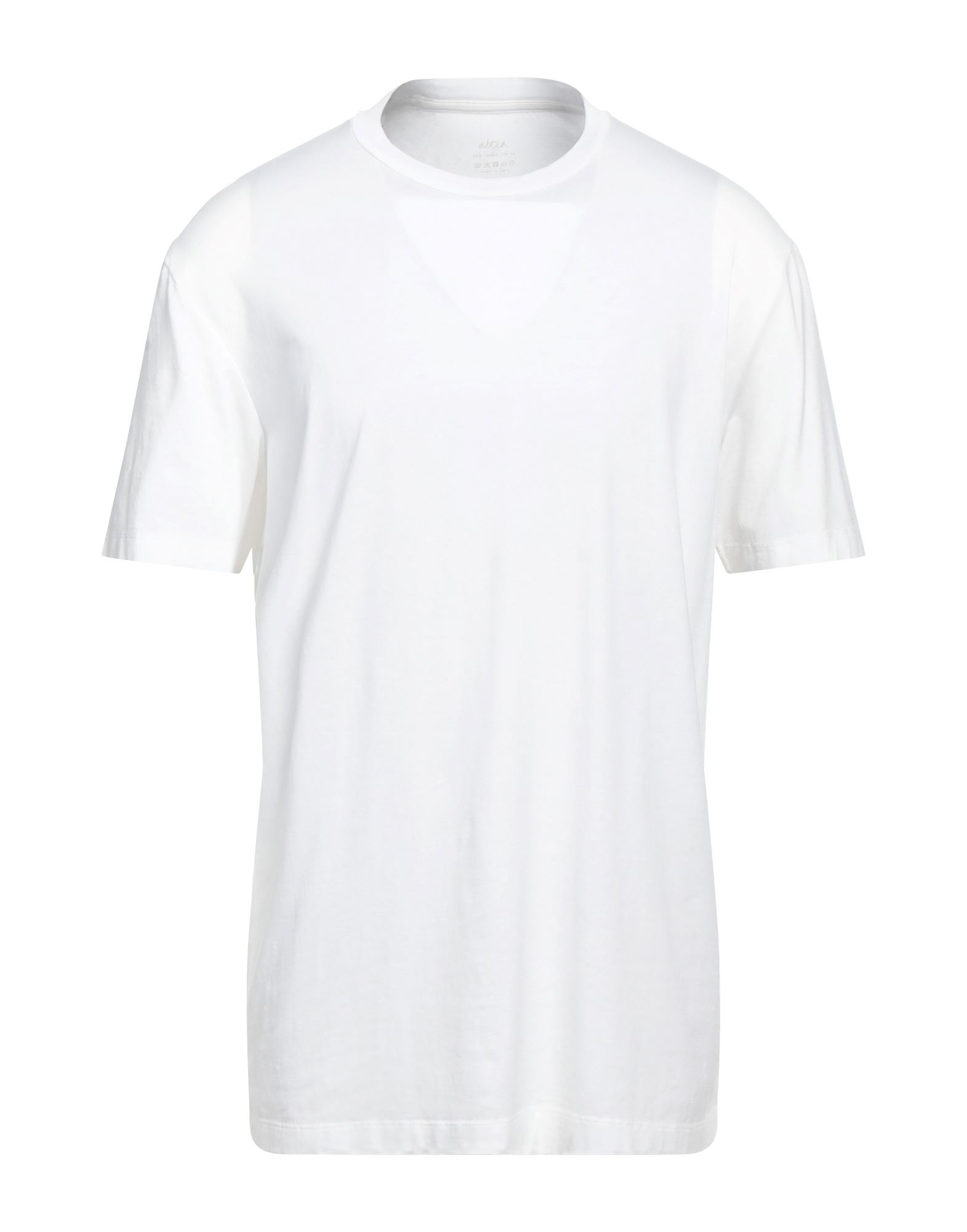 ALTEA ALTEA MAN T-SHIRT WHITE SIZE 3XL COTTON, ELASTANE