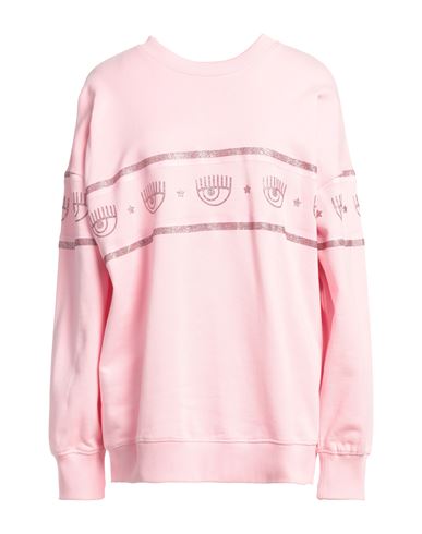 Chiara Ferragni Woman Sweatshirt Pink Size Xs Cotton, Elastane