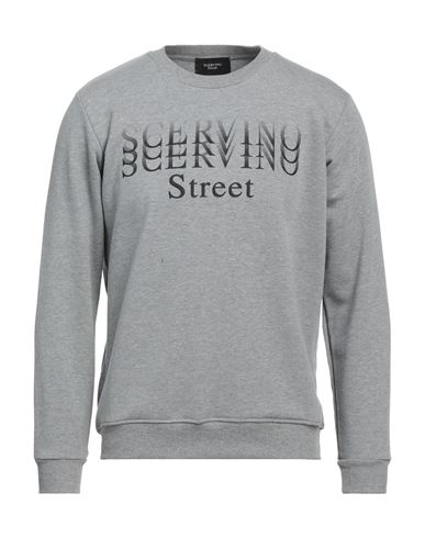 Scervino Man Sweatshirt Grey Size S Cotton