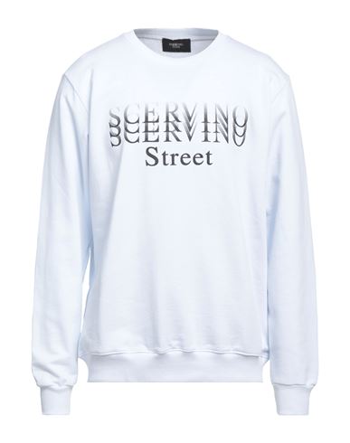 Scervino Man Sweatshirt White Size M Cotton