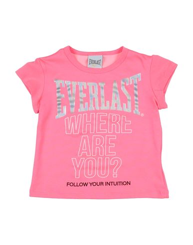 Everlast Babies'  Toddler Girl T-shirt Fuchsia Size 7 Cotton, Polyester, Elastane In Pink