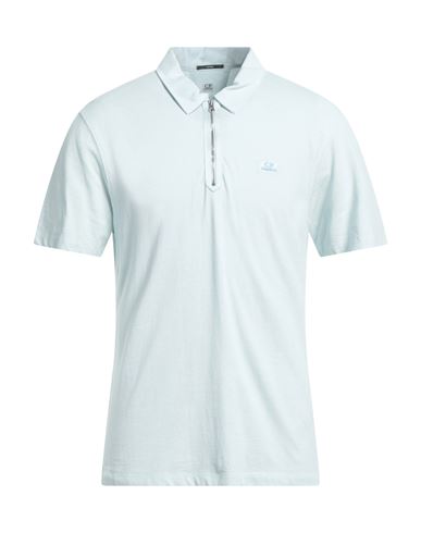 C.p. Company C. P. Company Man Polo Shirt Sky Blue Size Xs Cotton, Polyamide