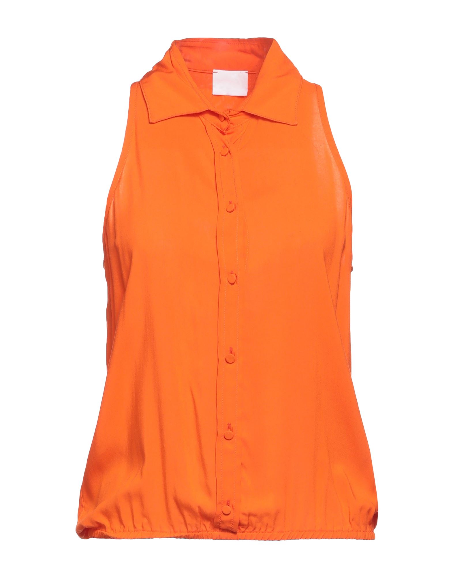 Merci .., Woman Shirt Orange Size S Viscose