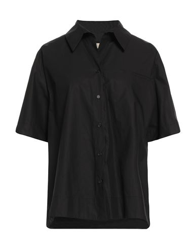 Momoní Woman Shirt Black Size 4 Cotton