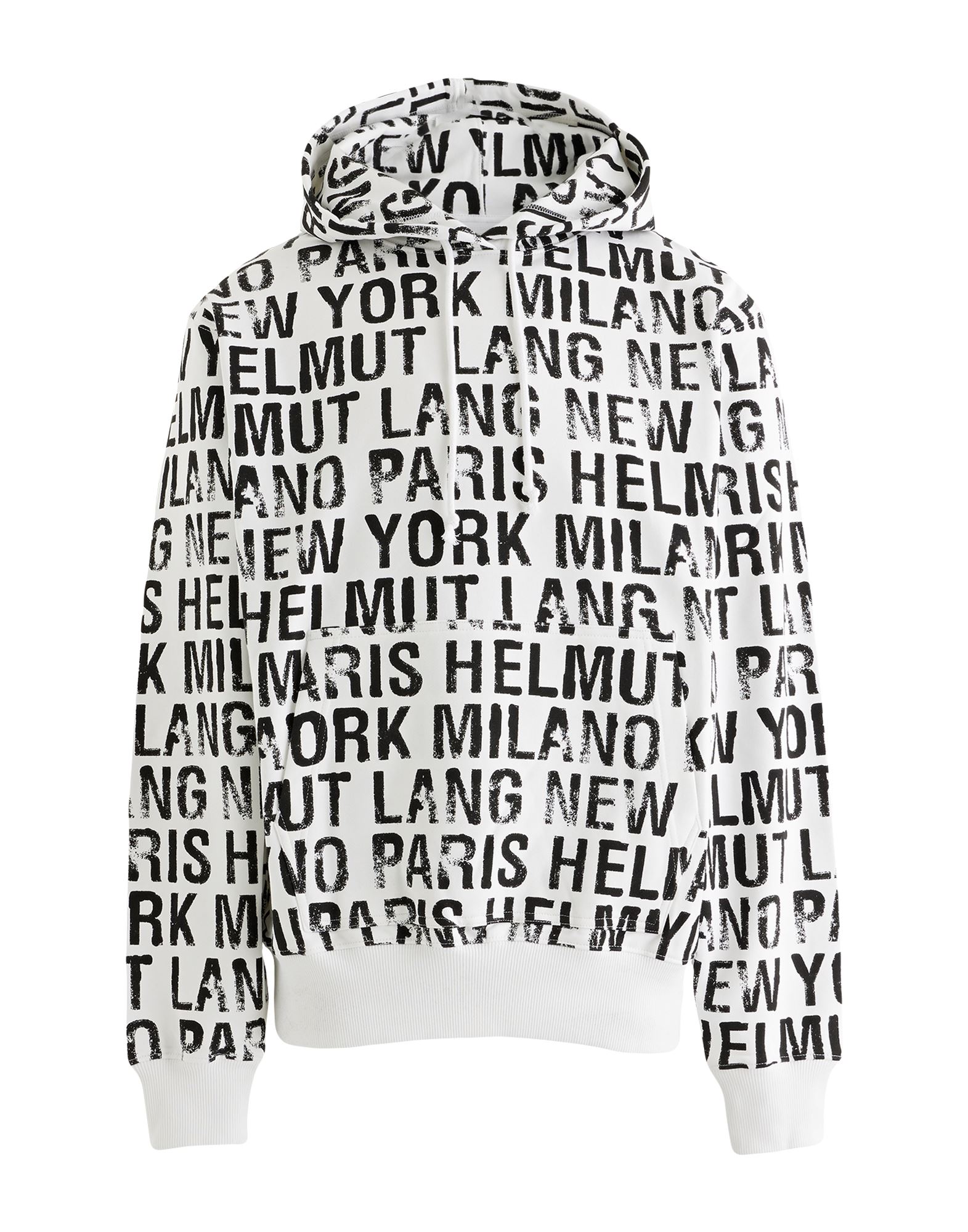 Shop Helmut Lang Man Sweatshirt White Size M Cotton