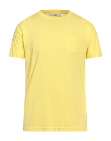 40weft Man T-shirt Yellow Size L Cotton