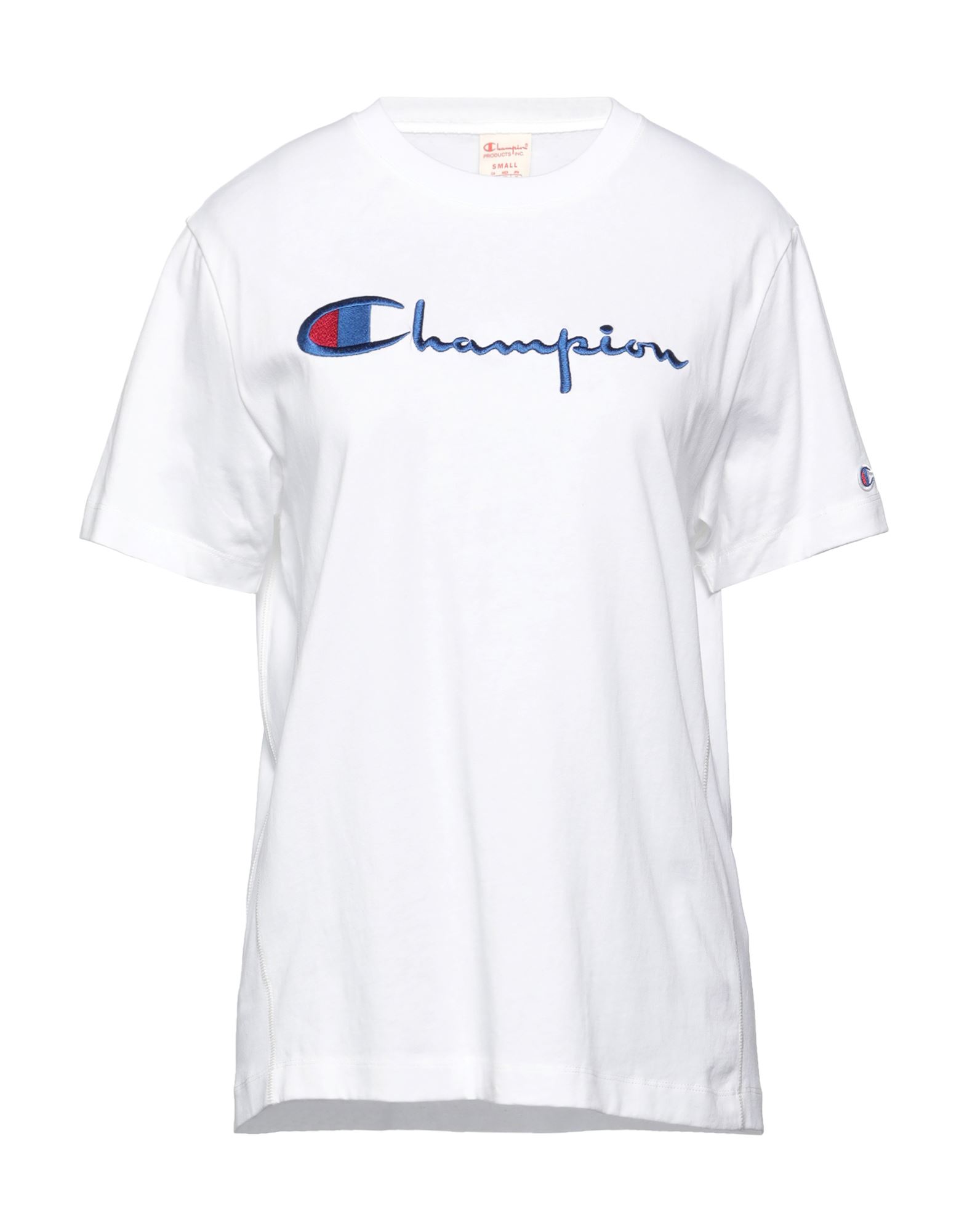 Shop Champion Woman T-shirt White Size L Cotton