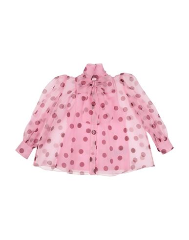 Shop Dolce & Gabbana Toddler Girl Shirt Pink Size 7 Silk, Polyester