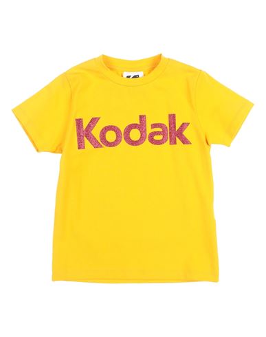 Gaelle Paris Babies' Gaëlle Paris Toddler Girl T-shirt Ocher Size 6 Cotton, Elastane In Yellow