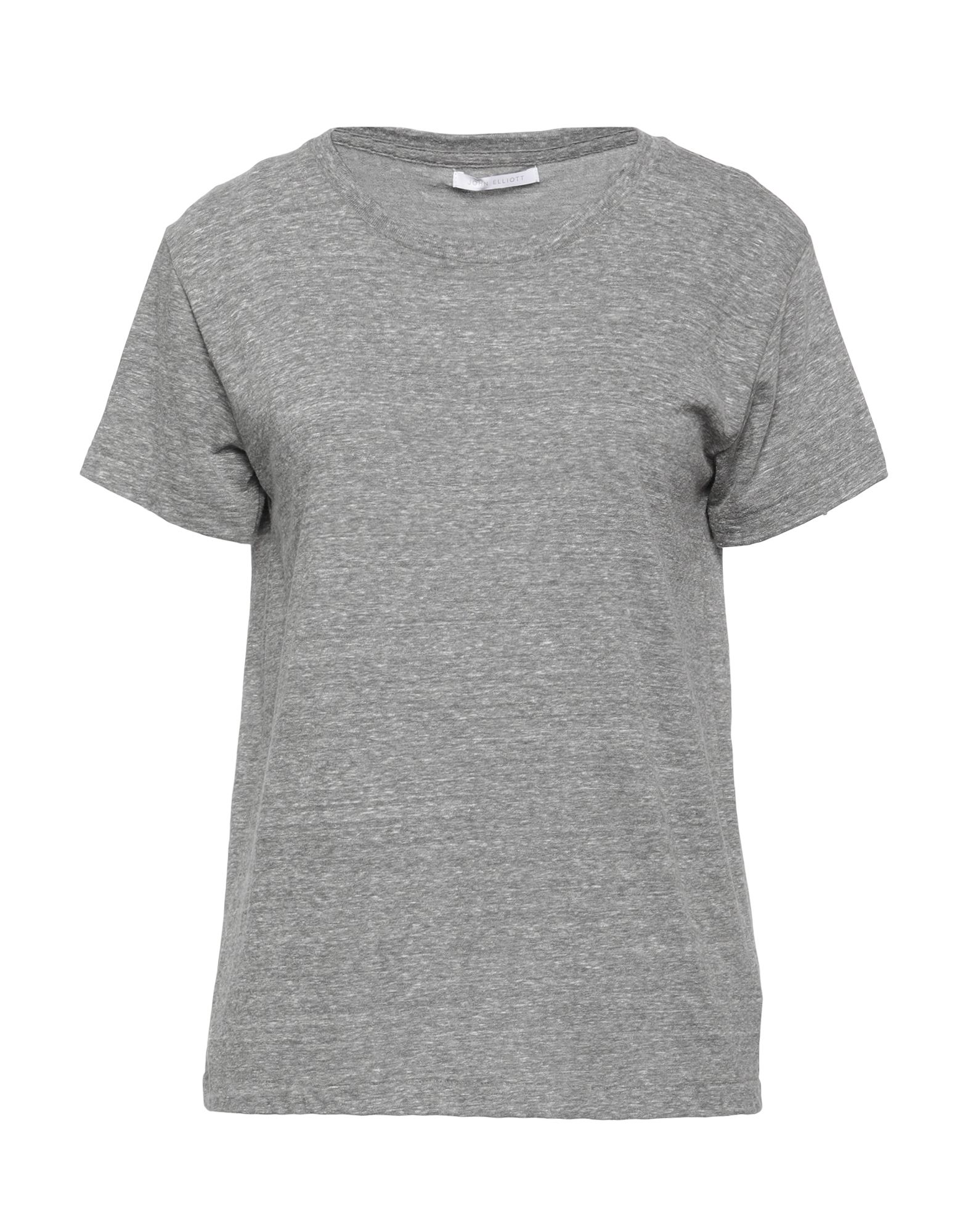 Shop John Elliott Woman T-shirt Grey Size 3 Polyester, Cotton, Rayon