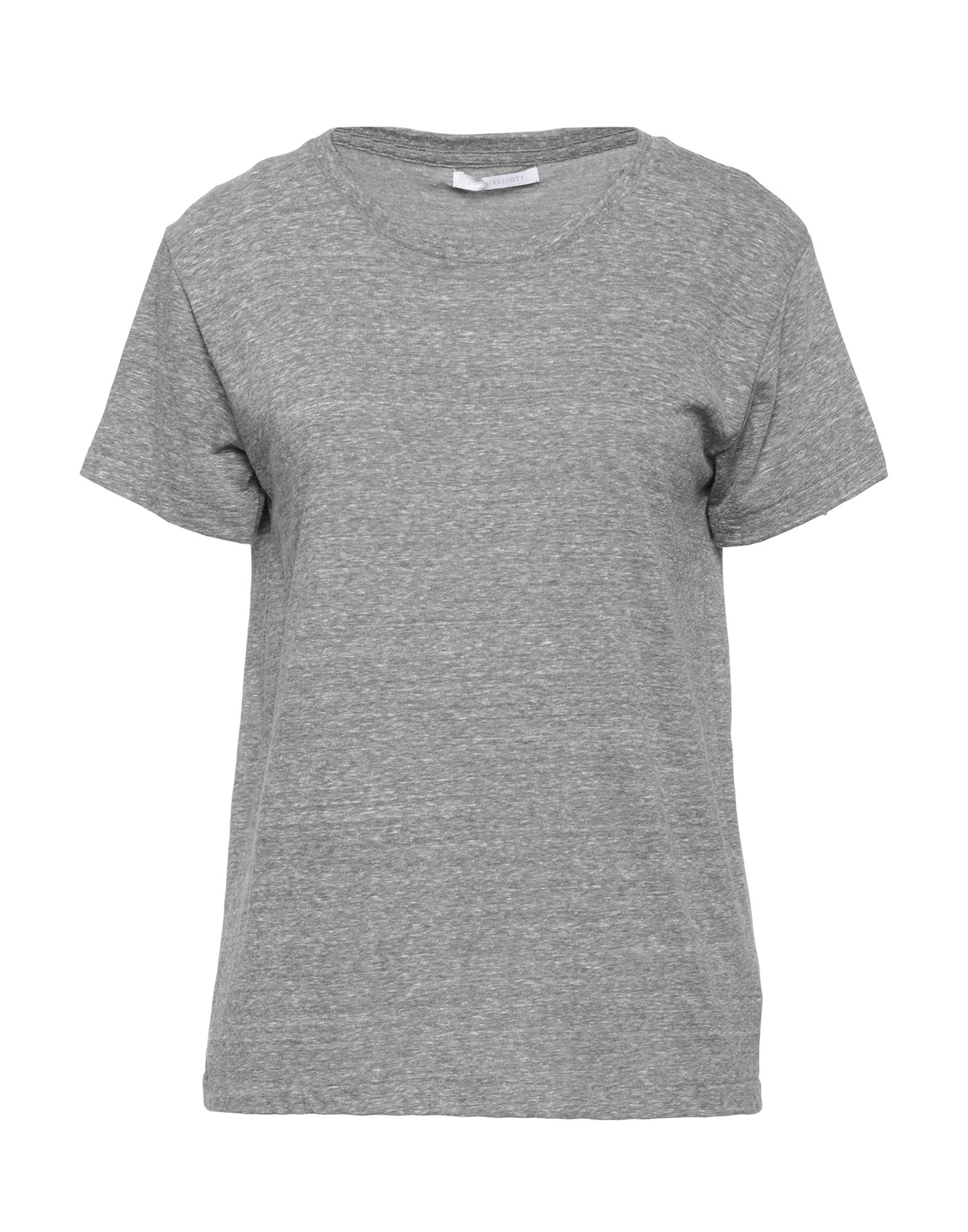 John Elliott Drop-shoulder Cotton T-shirt In Grey