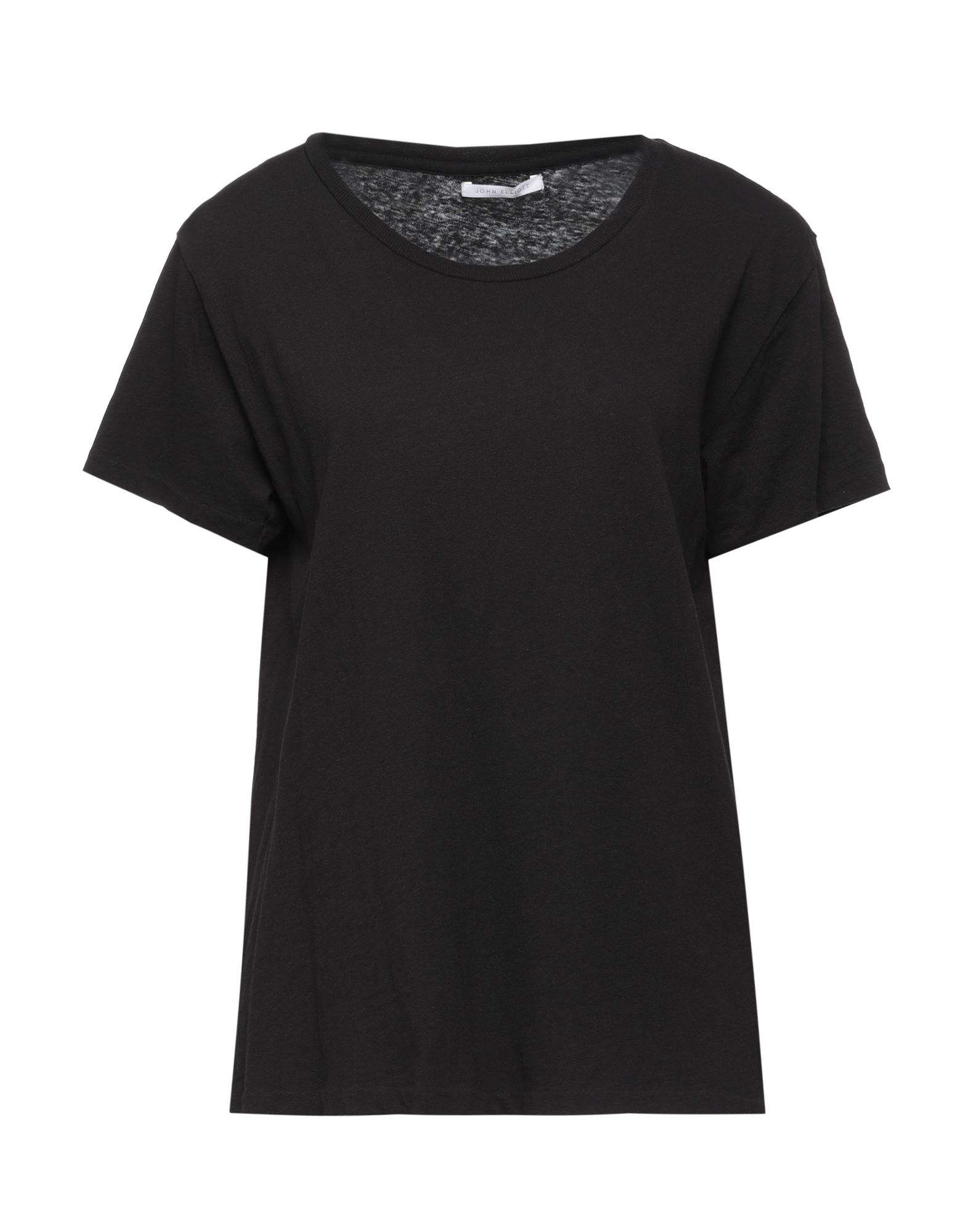 John Elliott Drop-shoulder Cotton T-shirt In Black