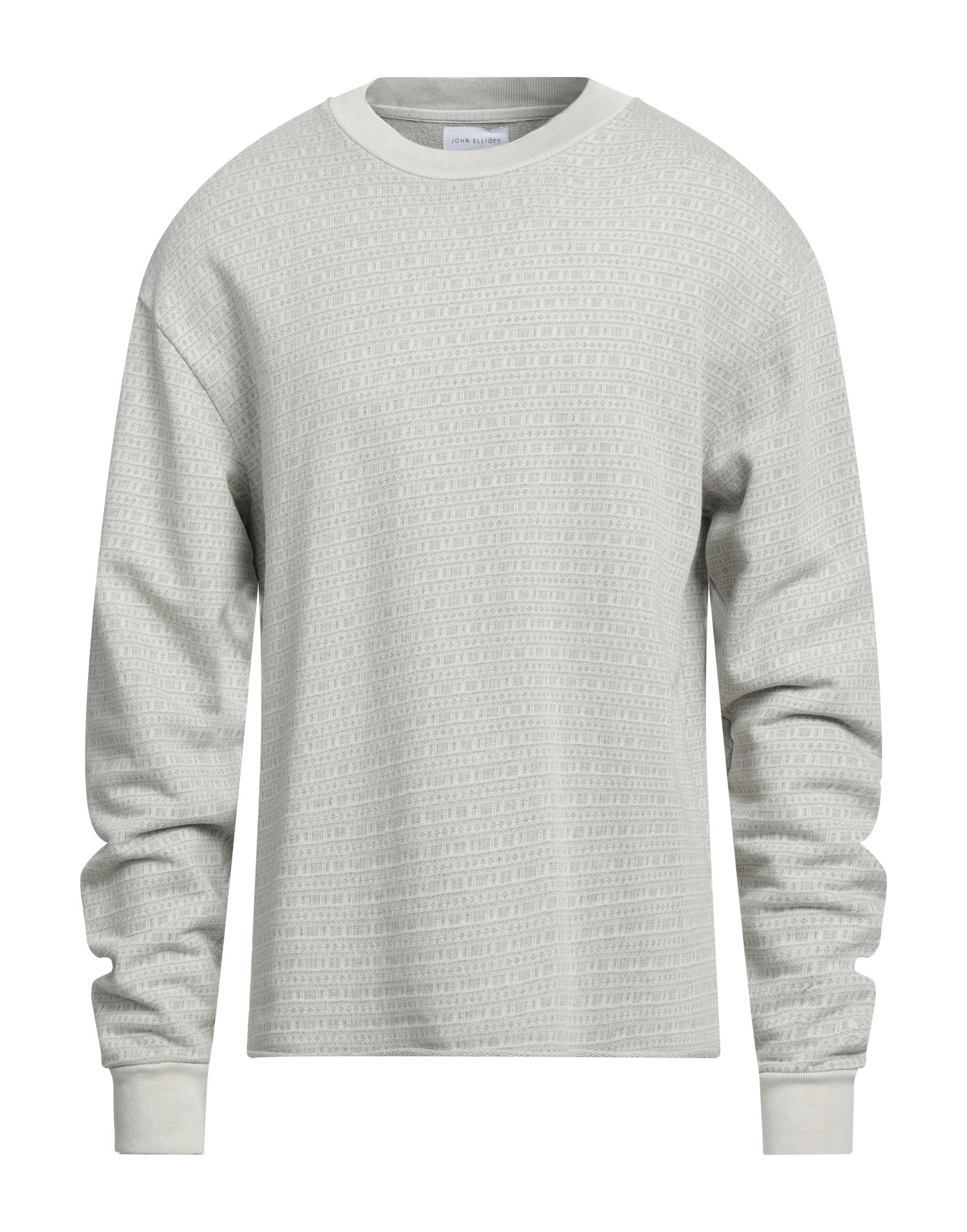Shop John Elliott Man Sweatshirt Beige Size 5 Cotton, Polyester