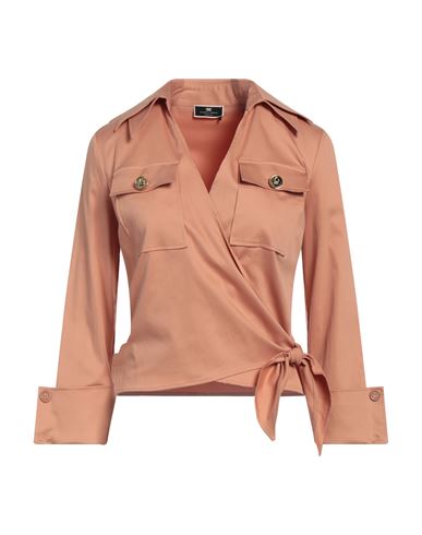Elisabetta Franchi Woman Shirt Blush Size 8 Polyester, Elastane In Pink