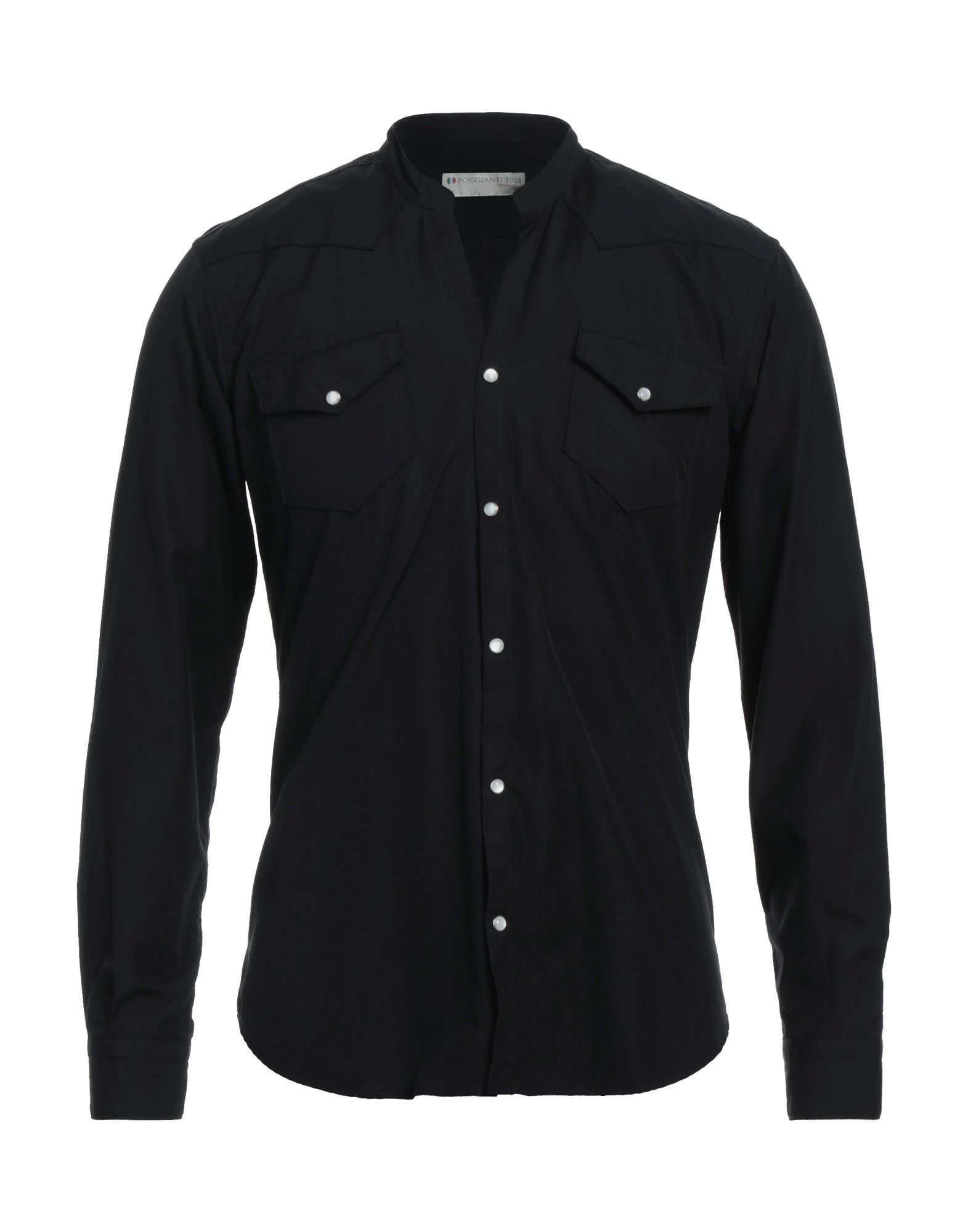 Poggianti Shirts In Black | ModeSens