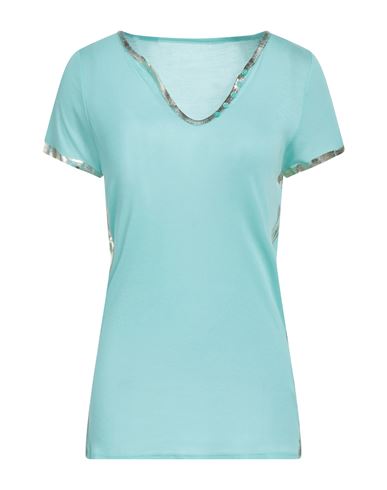 Zadig & Voltaire Woman T-shirt Turquoise Size Xs Modal In Blue